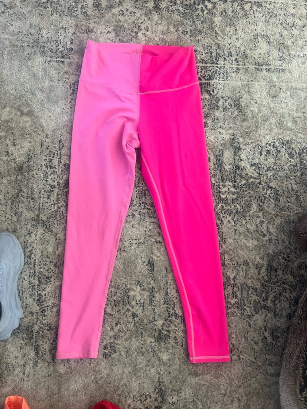 Terez Two-Tone Pink Kids Leggings